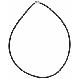 Mens Sterling Silver Four Leaf Clover Pendant On A 24 Inch Black Leather Cord Necklace