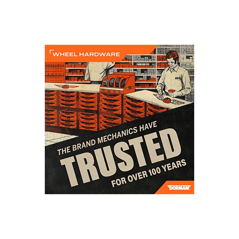 Dorman 610-374 Front Wheel Lug Stud Compatible with Select Volvo