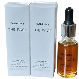 TAN-LUXE 2X Tan-Luxe The Face  Illuminating Self-Tan Drops - Medium / Dark - .68oz Each