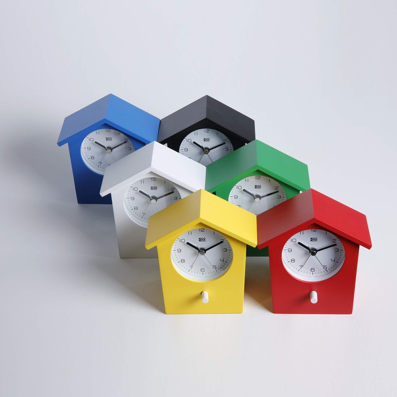 KOOKOO EarlyBird Green Alarm Clock with Bird Melody (Original Recording)