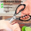 Heavy Duty Food Shears, Multi-Purpose Kitchen Scissors with Sharp Blades,