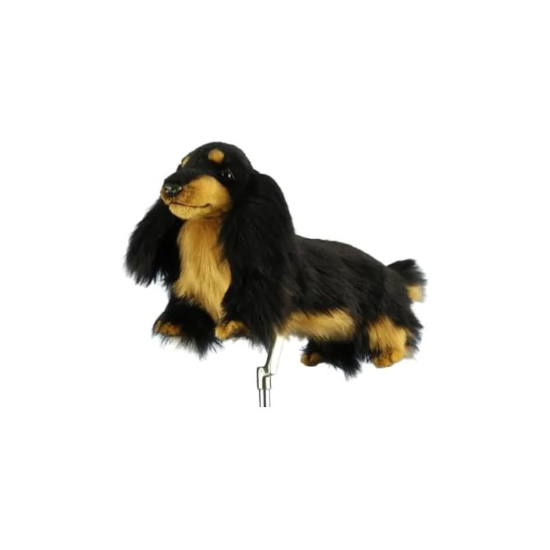 Hansa BH8365 Miniature Dachshund Long Hair Plush Head Cover for