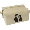'Goth Couple' Canvas Wash Bag/Makeup Case (CS00038834)
