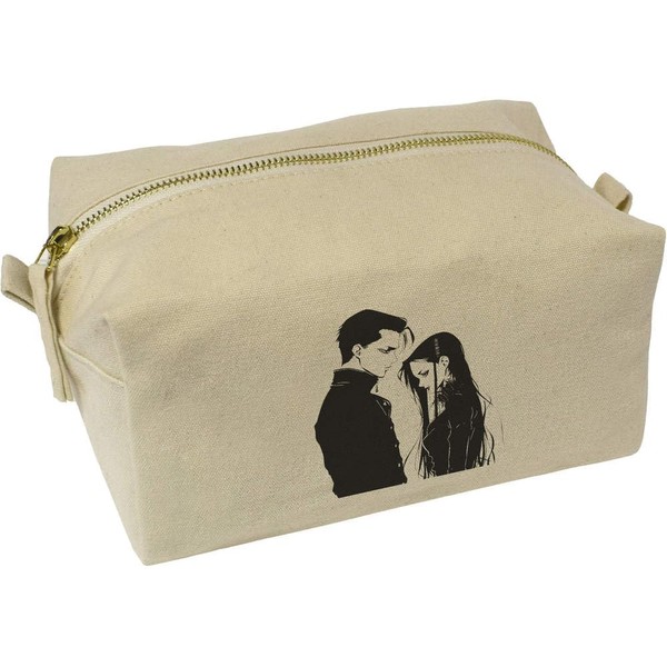 'Goth Couple' Canvas Wash Bag/Makeup Case (CS00038834)