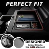 Muslogy Center Console Organizer & Hidden Box & Cup Holder