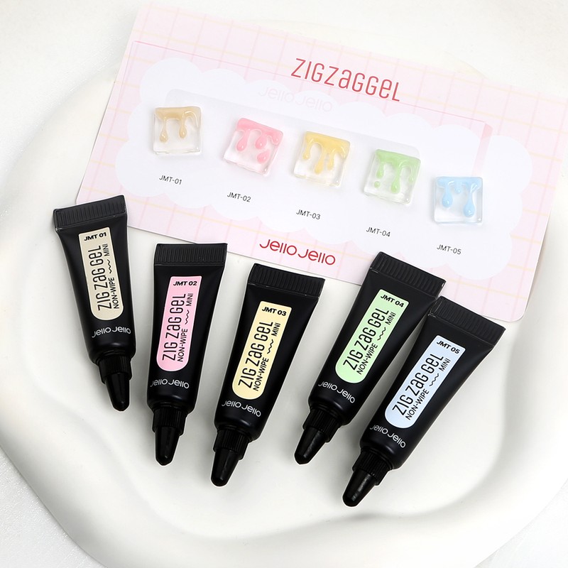 Jello Jello Zigzag Gel Mini Tube Gel Creamy 5-piece set