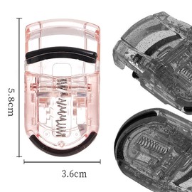 GHPKOTW 2 Wimpernzange zum Sanften und Präzisen Greifen und Heben von Wimpern für Dauerhaften Schwung, mit Federndem SilikonPad für Bequemes Polster, Kein Ziehen,Mini Portable