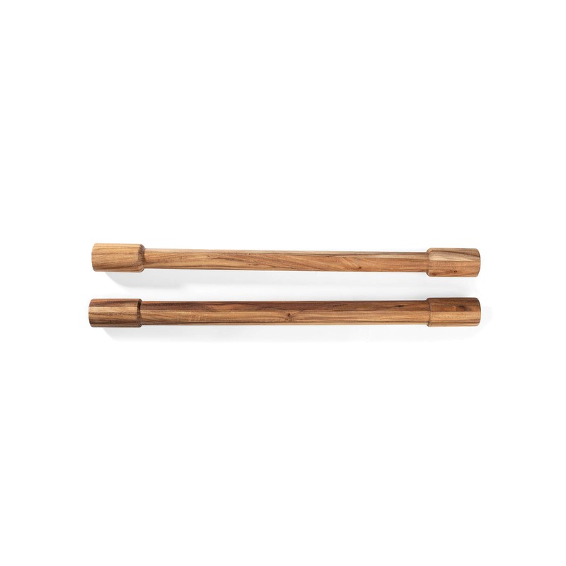 Ironwood Gourmet Set of 2 Rolling Pins, Large, Brown