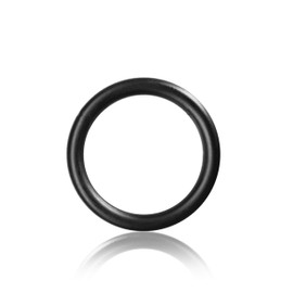 Ganzoo O Ring Steel M, Set of 5, Inner 25 mm, DIY Dog Lead, Dog Collar, Rustproof, Ideal with Paracord 550, Welded, Colour: Matte Black