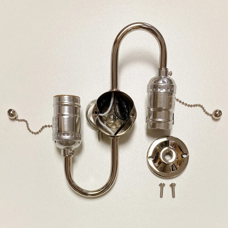 LITE ACCENTS Lamp Parts 2-Socket On/Off Pull Chain S-CLUSTER-Avai -