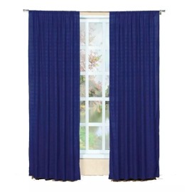 Elefantito Cortinas Lisas Largas Color Azul Soft Elefantito