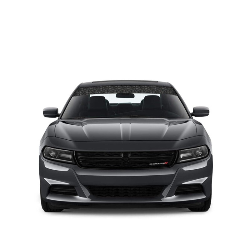 Sun Visor Windshield Light Blocker Strip Vinyl Wrap Fits All