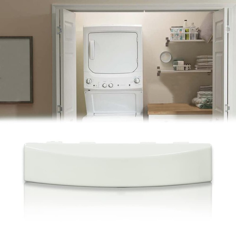 G-PLUS White Solid Door Handle Compatible with GE Dryer WE01X30378