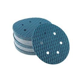 VekAuto 50 Stk. Schleifscheiben, 6 Zoll 6 Loch 60 Körnung Klett-Schleifpapier Universal für Metall, Kfz-Reparatur Haltbarkeit und Flexibilität Aluminiumoxidpapier Blau