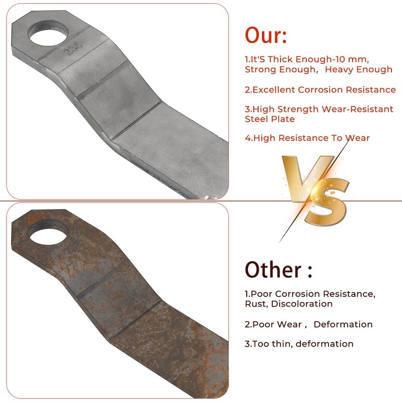 MOTOQUEEN Heavy Duty Replacement Bush Hog Rotary Grass Cutter Blades