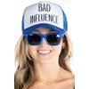Funky Junque Bad and Boujee Adjustable Trucker Hat & Sunglasses