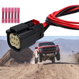 LIZAPUS 6-PIN Headlights Connector Compatible with GMC Acadia 2013-2019 84286297 84286294 Pigtail Plug Wiring Harness