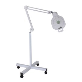 Quality Optics® Professional Series Illuminated Workstation Swing Arm Magnifier LED or Fluorescent, Optional Stand. 3, 5, or 8 Diopter…