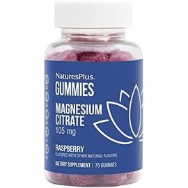 Natures Plus  Citrato de magnesio 105 mg gomitas 75 g  Magnesium Citrate 105 Mg Gummies 75