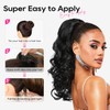 REECHO Ponytail Extension, 18 inch Drawstring Ponytail Hair Extensions Long