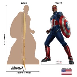 Cardboard People Captain America Life Size Cardboard Cutout Standup - Captain America: Brave New World (2025 Film)