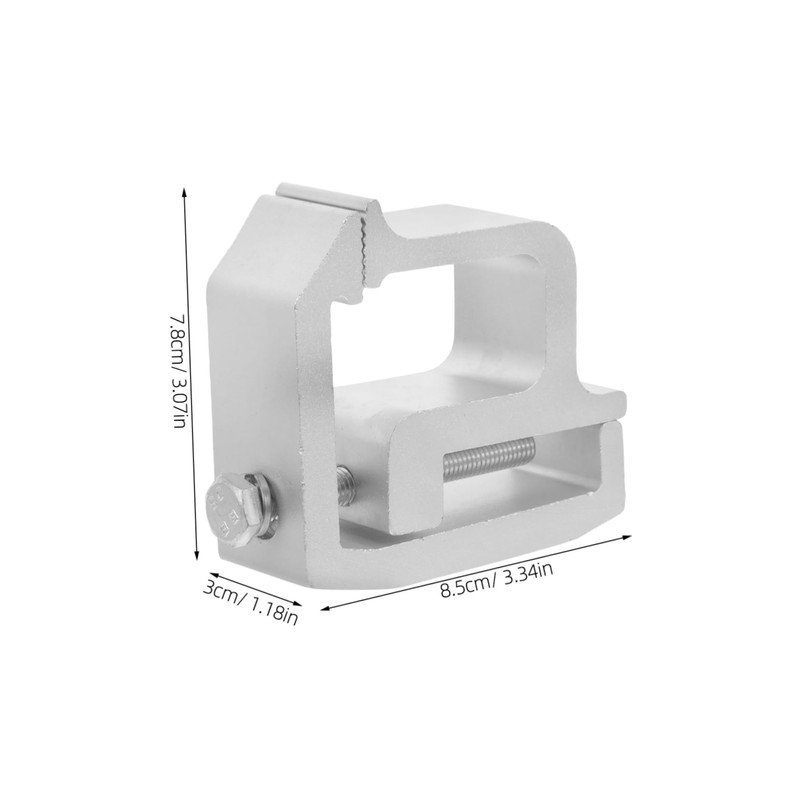 CHILDWEET 2pcs Truck Cap Mounting Clamps Heavy Duty Alloy Clips