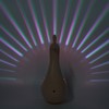 PeacockShaped Projection Lamp Decorative Light Touch Control ABS Nightlight Bedroom(Pink