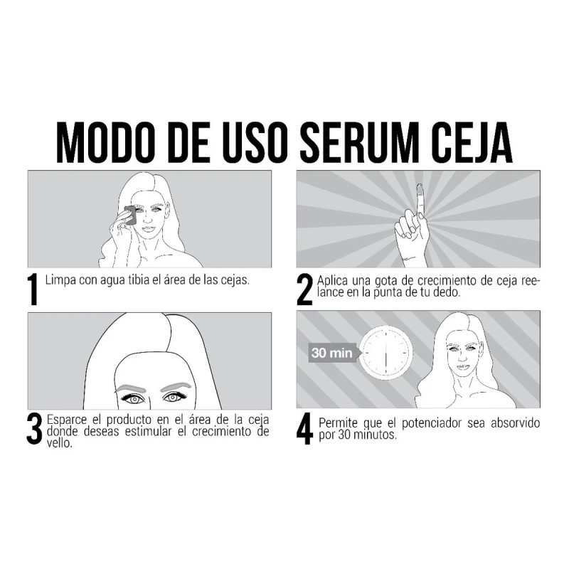 Tres Potenciadores Para Crecimiento De Cejas Reelance