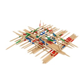 GICO Mikado Wooden Game Children Adults in Quiver for Storage, Length 22 cm, Mikado Stick Length 18 cm - 103