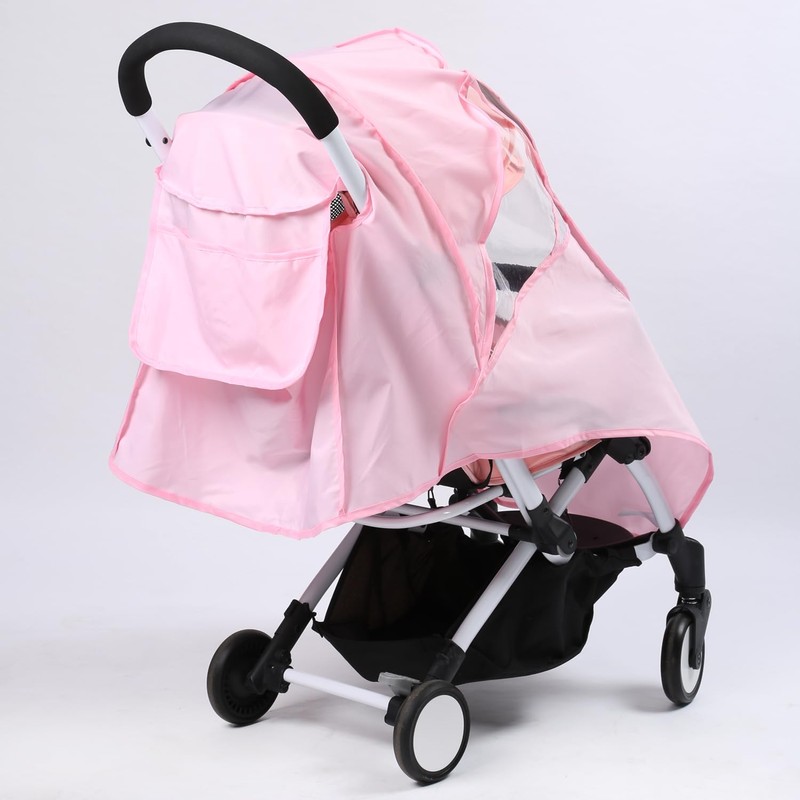 Universal Stroller Rain Cover Windproof Waterproof Dustproof Windproof Cold Resistant