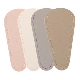 FOMIYES 4pcs Nail Scissor Protective Pu Cuticle Nipper Protector for Manicure and Pedicure Tools Stylish and Safe Storage for Home and Salon Use