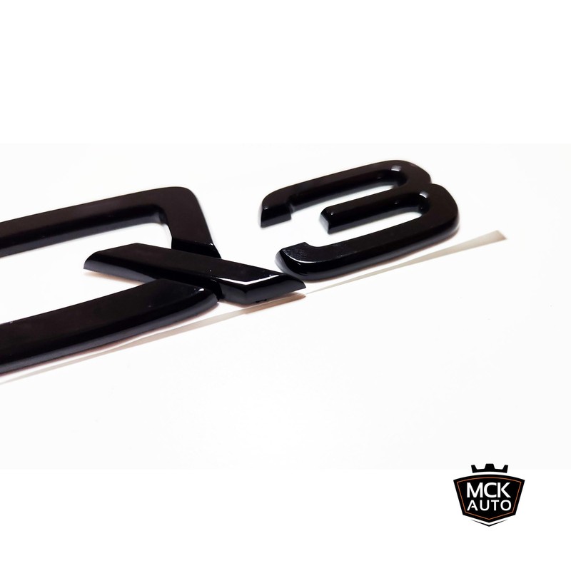 MCK Auto - Q3 Black Glossy Front Rear Mudguard Black