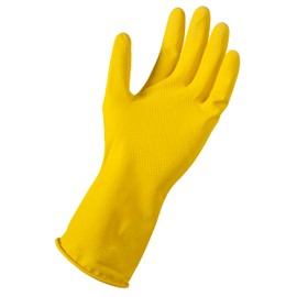 Soft Scrub Yellow Reusable Latex Household Glove X-Large (2 Pair)