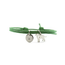Armband Hund Edelstahl Gravur Segeltau verstellbar vegan