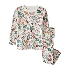 little planet by carter's Baby 2-Piece Pajamas Made with Organic Cotton, Butterfly Print