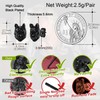 Norse Viking Wolf Stud Earrings Stainless Steel Retro Fenrir Ear