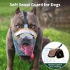 Mayerzon Pitbull Muzzle, Basket Muzzle for Large Dogs Rottweiler to