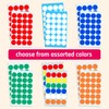 1200 Pack, 1" Round Dot Stickers Circle Labels - Blue