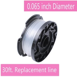A6481 A6485 Spool Line Compatible with Black Decker Reflex Strimmer ST5530-GB GLC3630L20-GB STC1820PC-GB BESTA530-GB BESTA525-GB by Poweka - Pack of 3