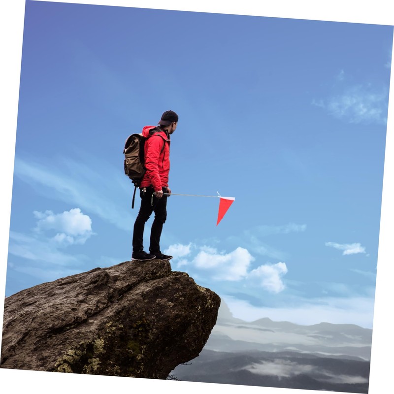 Kisangel Tour Guide Flag for Kids Adjustable Handheld Mini Flag