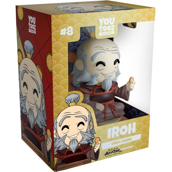 YouToOz Iroh 4.0 in Vinyl Figure, Avatar The Last Airbender,