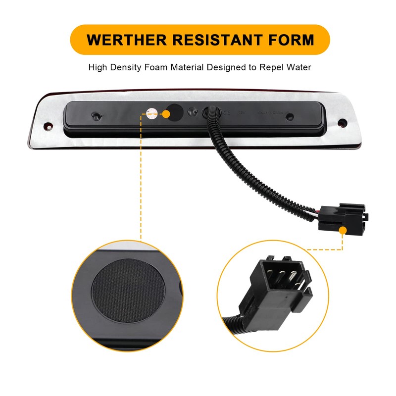 Mynoway LED 3rd Third Brake Light Replacement for Ram 1500