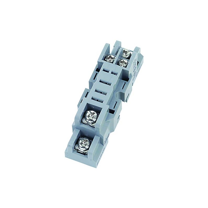 SH1B-05 - Relay Socket, DIN Rail, Screw, 5 Pins, 10
