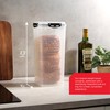 Tafura Bread Storage Container (2 Pack) with INGENIOUSLY Tray, Plastic