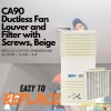 Filter Tekquest / Rush Hampton CA-90 Exhaust Fan Louver with