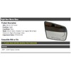 Right Passenger Side Door Mirror Glass - Heated, Turn Signal,