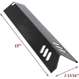 Criditpid Grill Replacement Parts for Dyna-Glo DGF493BNP DGF510SBP DGB610SSP DGH483CRP DGF493PNP DGF493PNP-D DGB515SDP-D DGF600SSP, 15 inch Grill Heat Plates Shield for Outdoor Gourmet GR2205723-OG-00