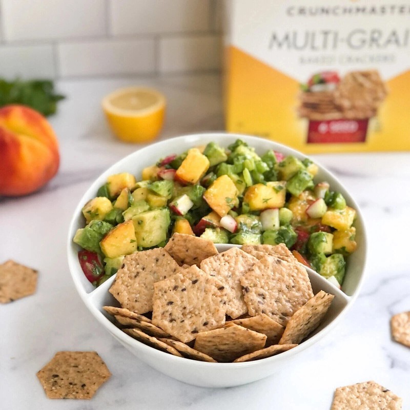 Crunchmaster Multi-Grain Crackers, 28 oz Healthy Snacks Biscuits Cookies USA