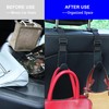 Amooca Headrest Hooks for Car Adjustable 4 Pack Vehicle Seat