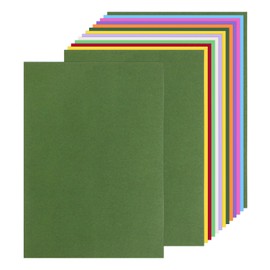 DHAIQC 50 Sheets Coloured Card Paper A4, 250gsm Thick Cardstock for Crafts, Invitations, DIY Cards
